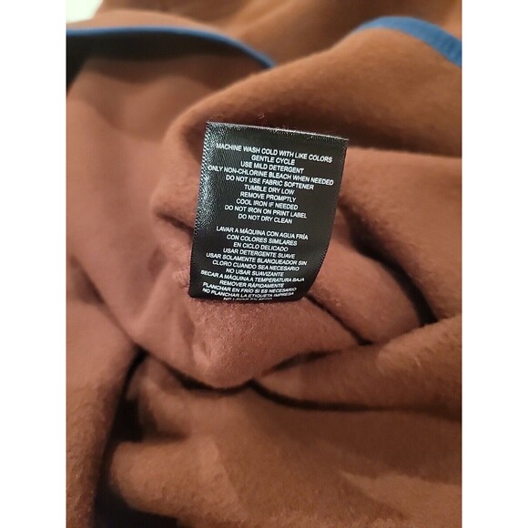 32 Degrees Heat Men’s ¼ Quarter Snap Fleece Pullover, Size Medium, Rust Brown - Picture 5 of 7